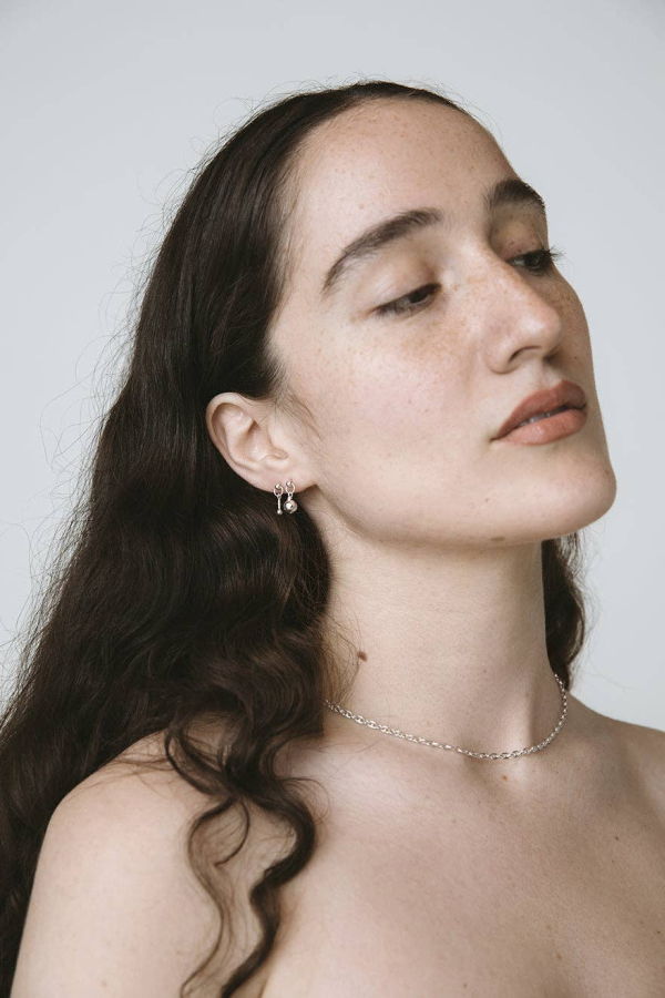 Maslo Jewelry Relier Studs Earrings