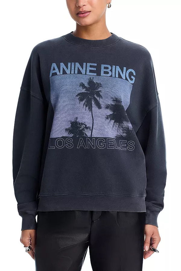 Anine Bing Miles Palm Sweatshirt