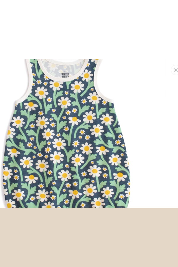 KIDS Winter Water Factory Bubble Romper - Bold Daisies