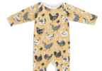 KIDS Winter Water Factory Long-Sleeve Romper - Chicken Family - Thumbnail 1