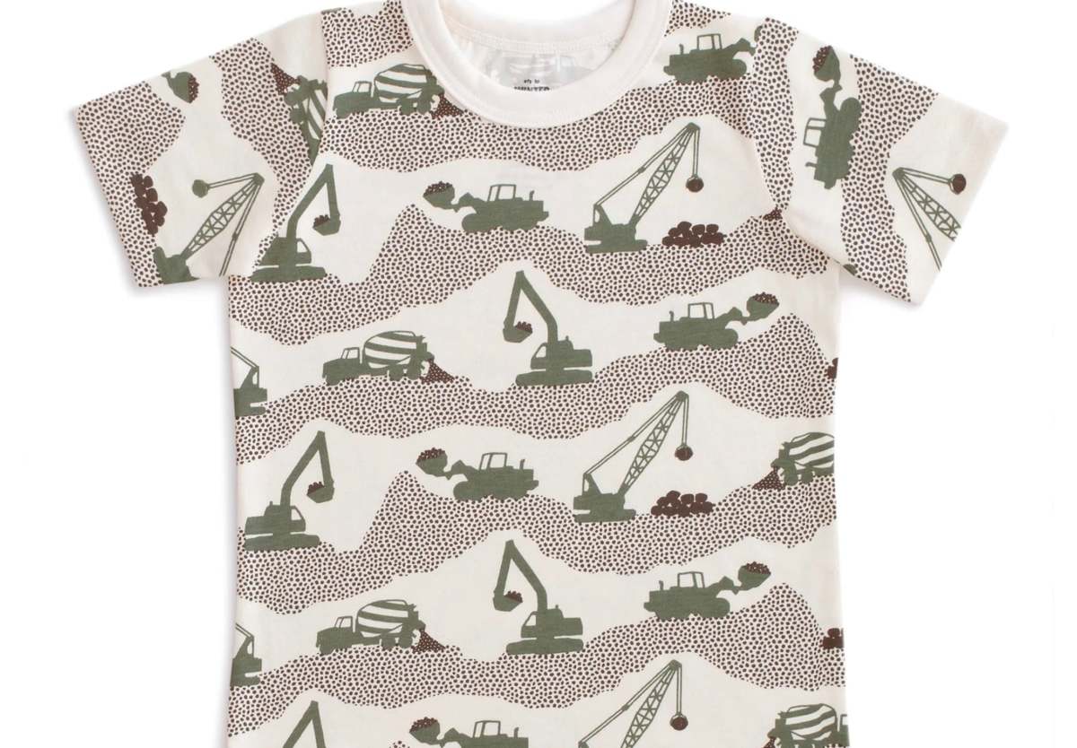 KIDS Winter Water Factory Short Sleeve Tee - Construction Forest Green - Image 1 of 1