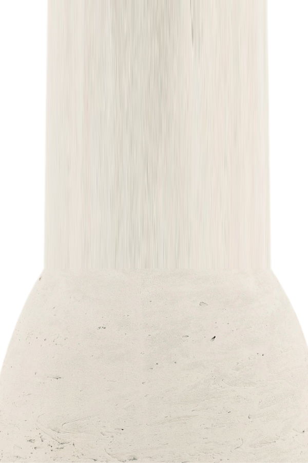 Dovetail Furniture Althea Cement Outdoor Vase - Antique White