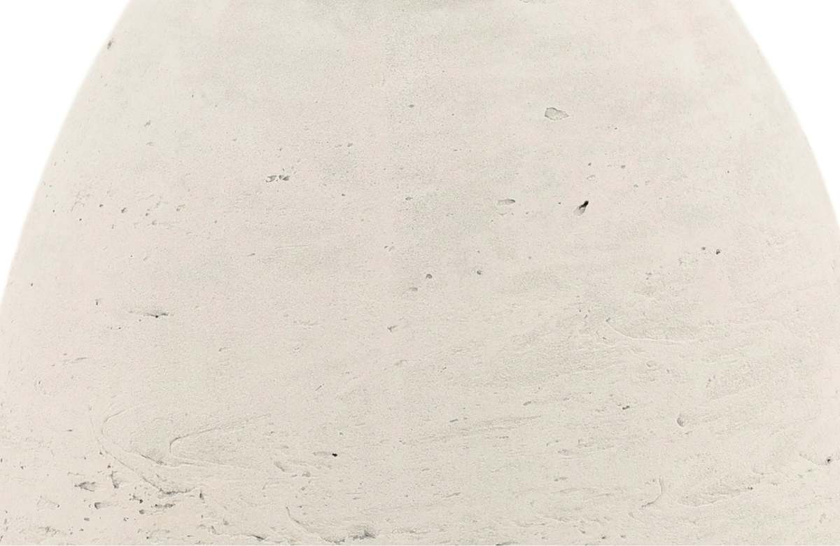 Dovetail Furniture Althea Cement Outdoor Vase - Antique White - Image 2 of 3