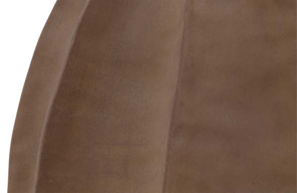 Dovetail Furniture Aritzia Ribbed Terracotta Decorative Vase - Light Brown