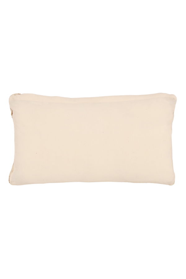 Dovetail Furniture Cairo Handwoven Jute & Wool Lumbar Pillow - Sand
