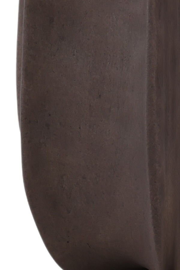 Dovetail Furniture Calista Ribbed Terracotta Decorative Vase
