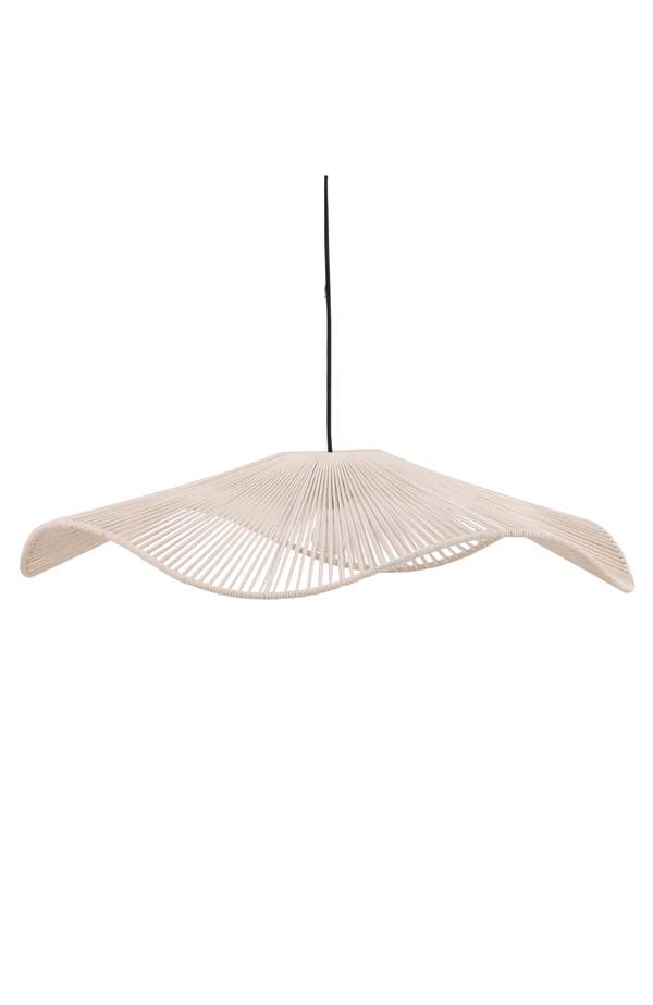 Dovetail Furniture Celia Cotton Rope Pendant Light