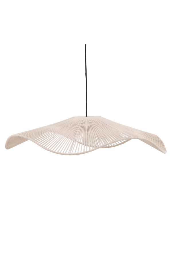Dovetail Furniture Celia Cotton Rope Pendant Light