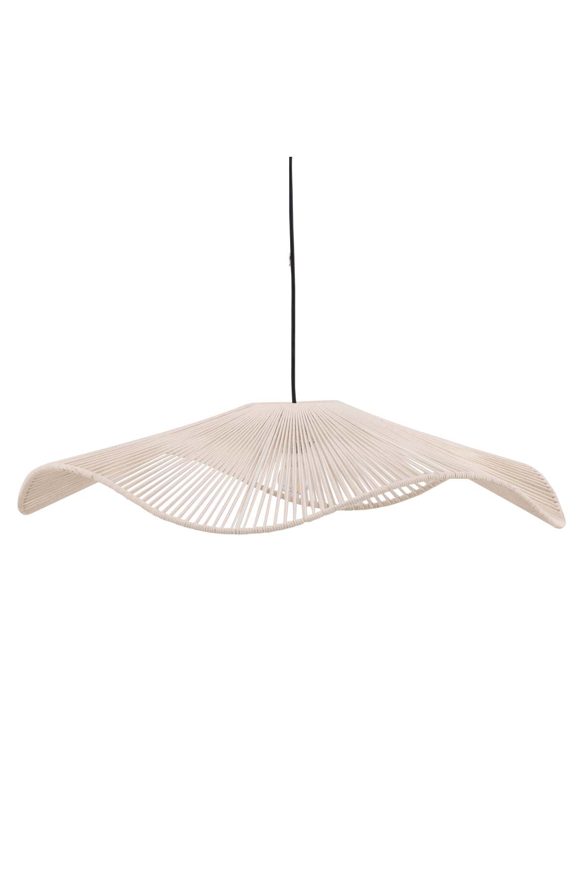 Dovetail Furniture Celia Cotton Rope Pendant Light - Image 1 of 3