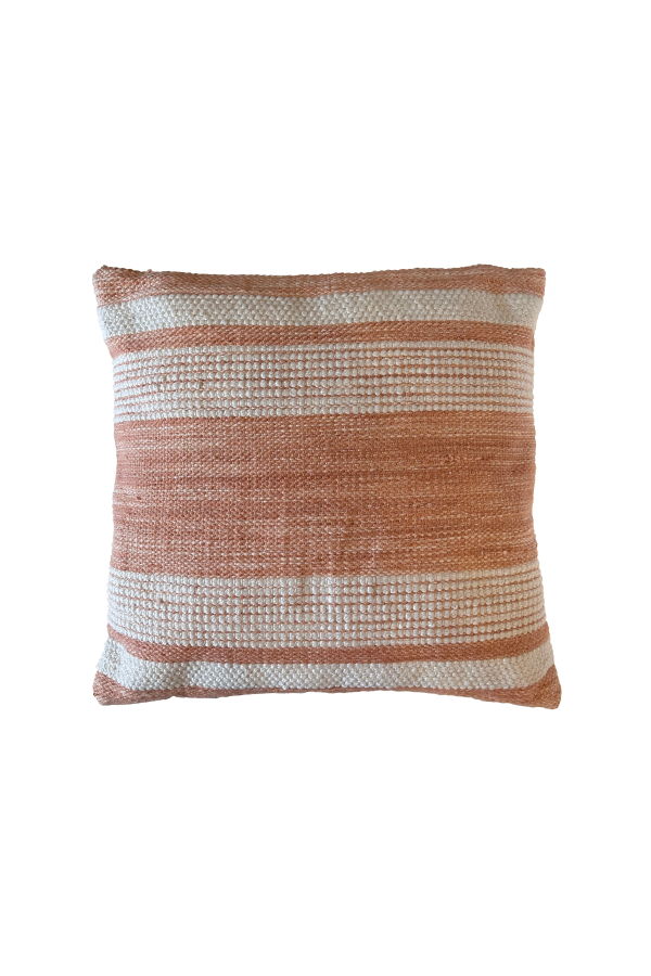 Dovetail Furniture Dario Handwoven PET Outdoor Throw Pillow - Terracotta