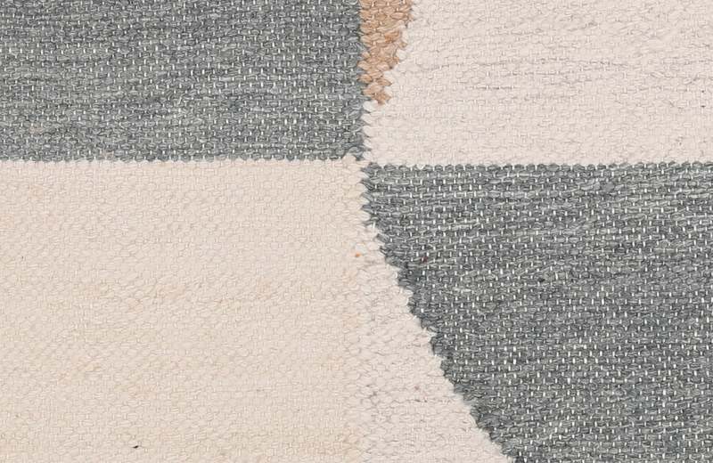 Dovetail Furniture Emil Handwoven PET Outdoor Throw Pillow - Grey