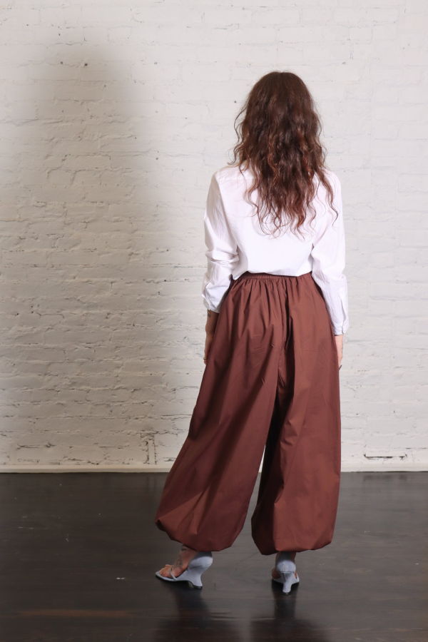 Alysi Balloon Pants - Choco