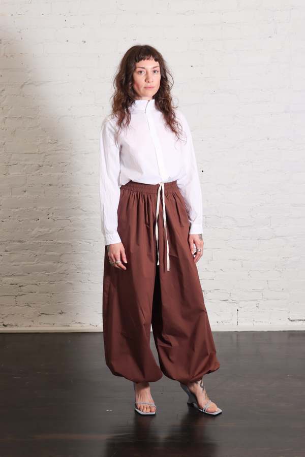 Alysi Balloon Pants - Choco