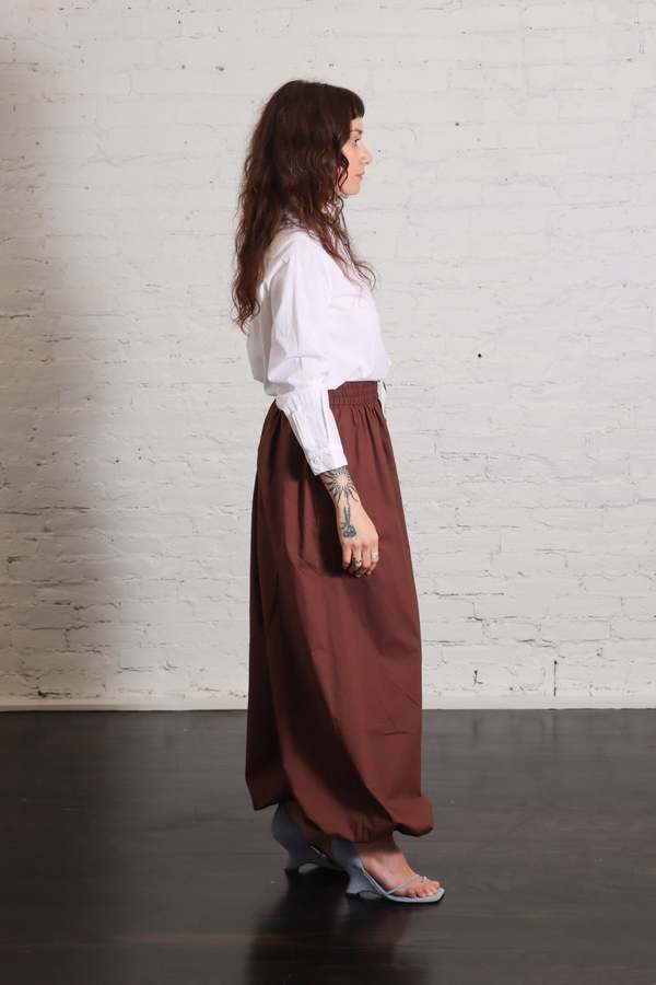Alysi Balloon Pants - Choco