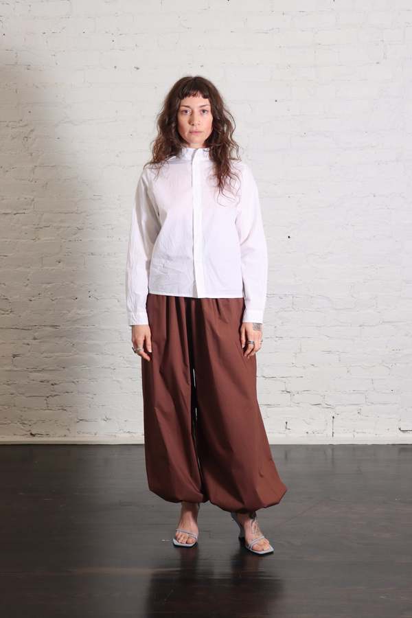 Alysi Balloon Pants - Choco