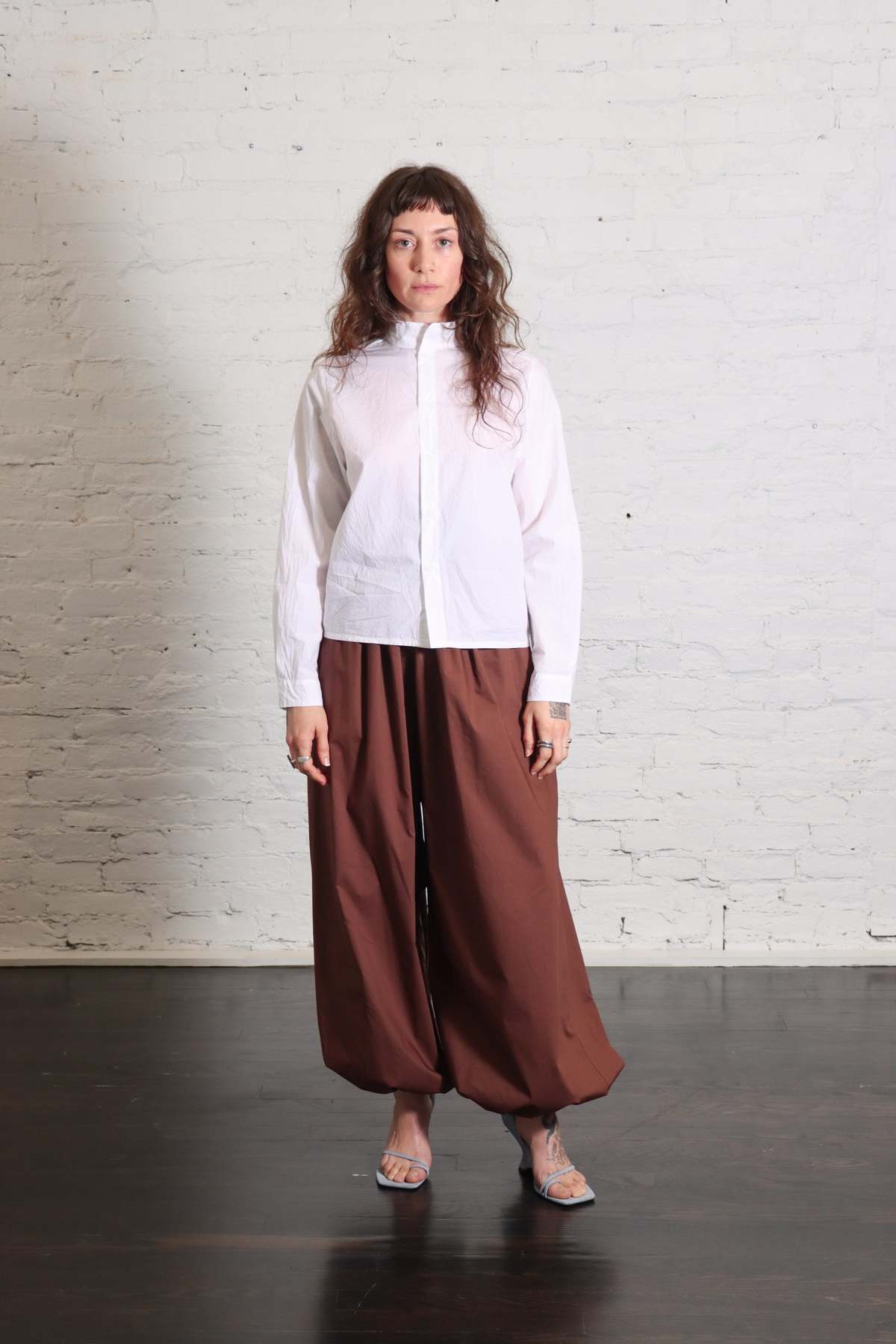 Alysi Balloon Pants - Choco - Image 8 of 10