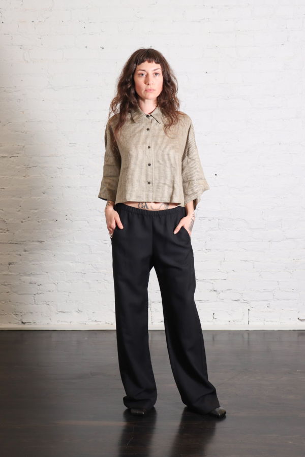 Alysi Camicia Cropped Top