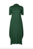 Pleats Please by Issey Miyake March Monthly Colors Dress - Dark Green - Thumbnail 1