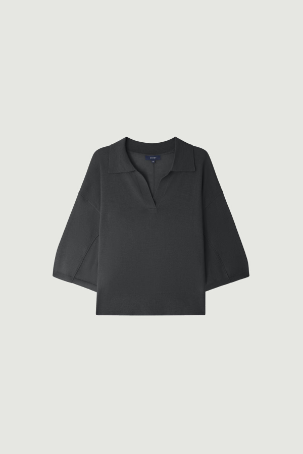 Soeur Elton Knit Collar Top