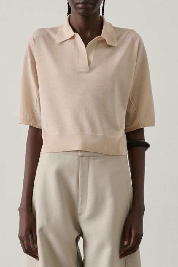 Soeur Elton Knit Collar Top