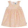 KIDS Petit Bateau Baby Pink And Yellow Dot Print Dress - Thumbnail 1