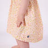 KIDS Petit Bateau Baby Pink And Yellow Dot Print Dress - Thumbnail 6