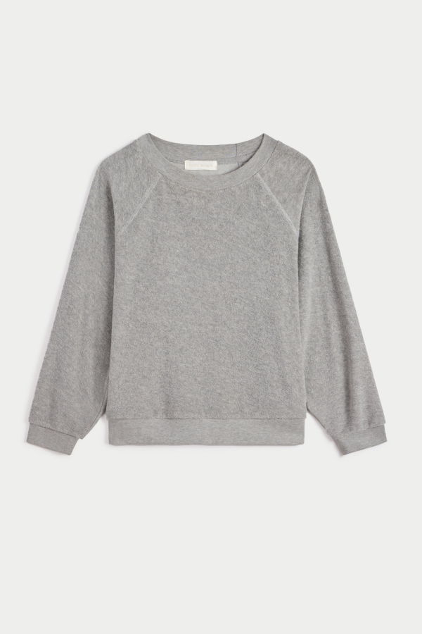 Suzie Kondi Tilos Sweatshirt in Terry Heather Grey