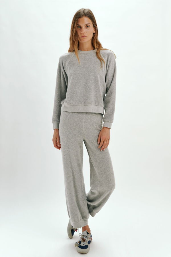 Suzie Kondi Tilos Sweatshirt in Terry Heather Grey