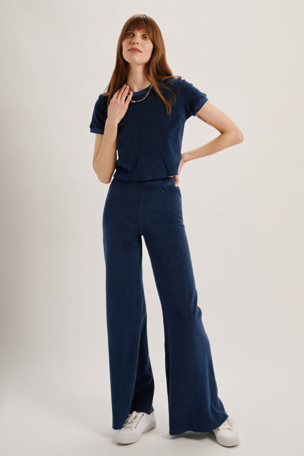 Suzie Kondi Zephyra Flare Pants - Navy