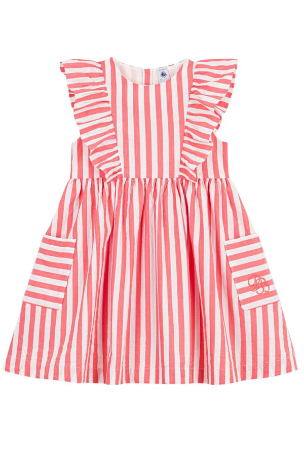 KIDS Petit Bateau Flamand Dress - Pink
