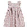 KIDS Petit Bateau Spray Blue Floral Print Dress - Thumbnail 2