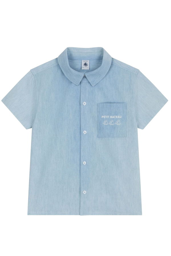 KIDS Petit Bateau Child Shirt - Blue