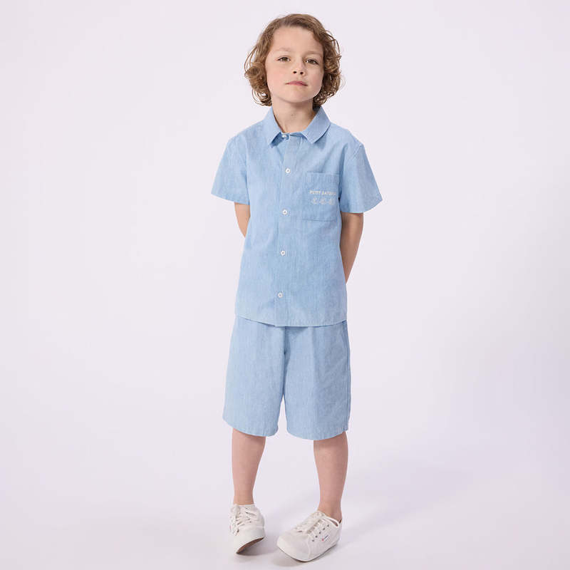 KIDS Petit Bateau Child Shirt - Blue