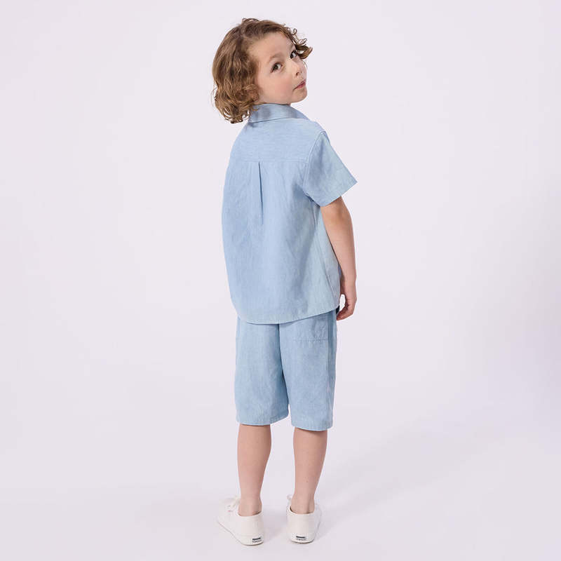 KIDS Petit Bateau Child Shirt - Blue