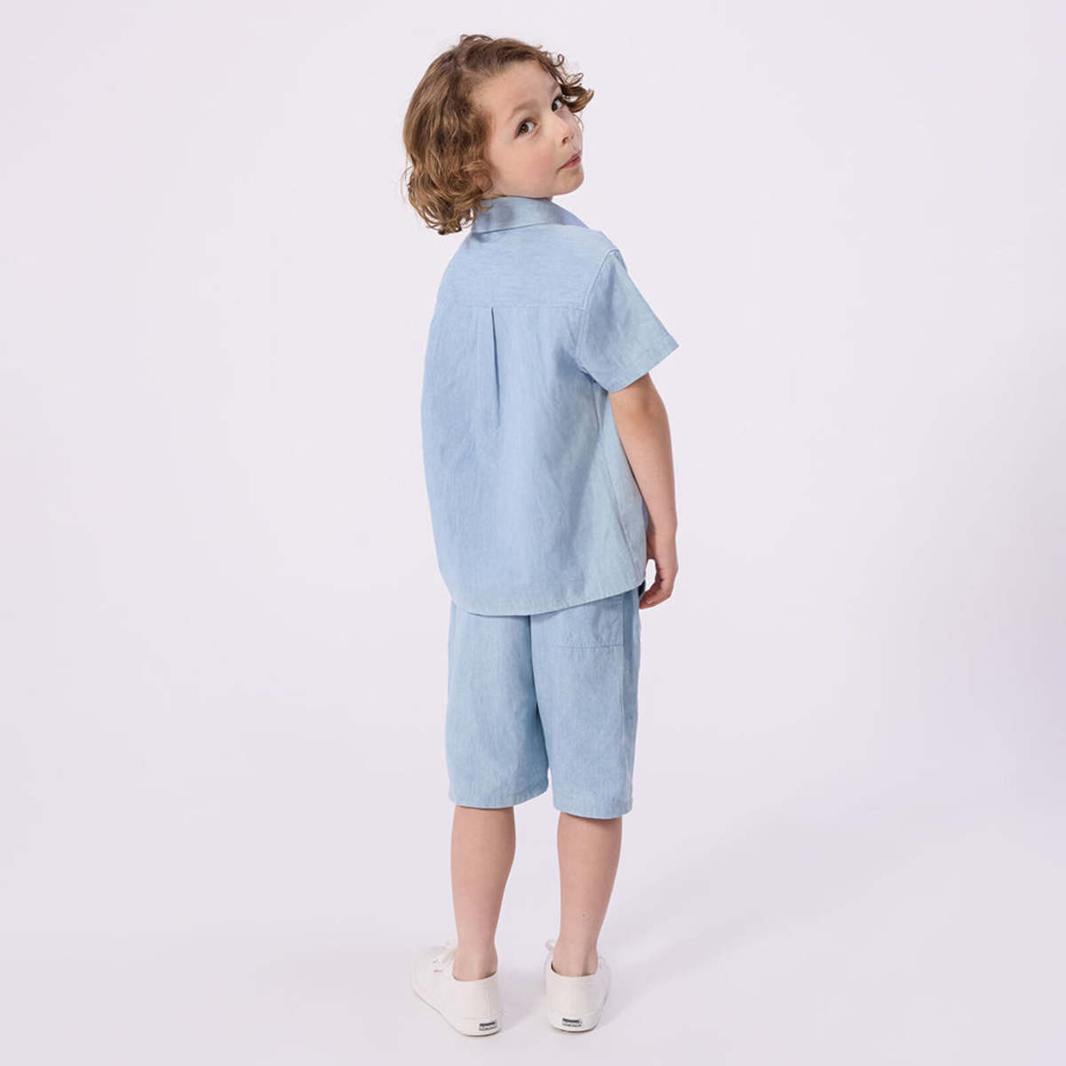 KIDS Petit Bateau Child Shirt - Blue - Image 5 of 6