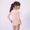 KIDS Petit Bateau Pink And Yellow Dot Print Swimsuit - Thumbnail 5