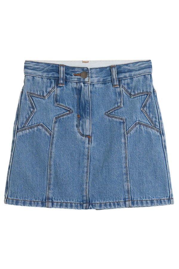 KIDS STELLA MCCARTNEY Denim Skirt - Blue