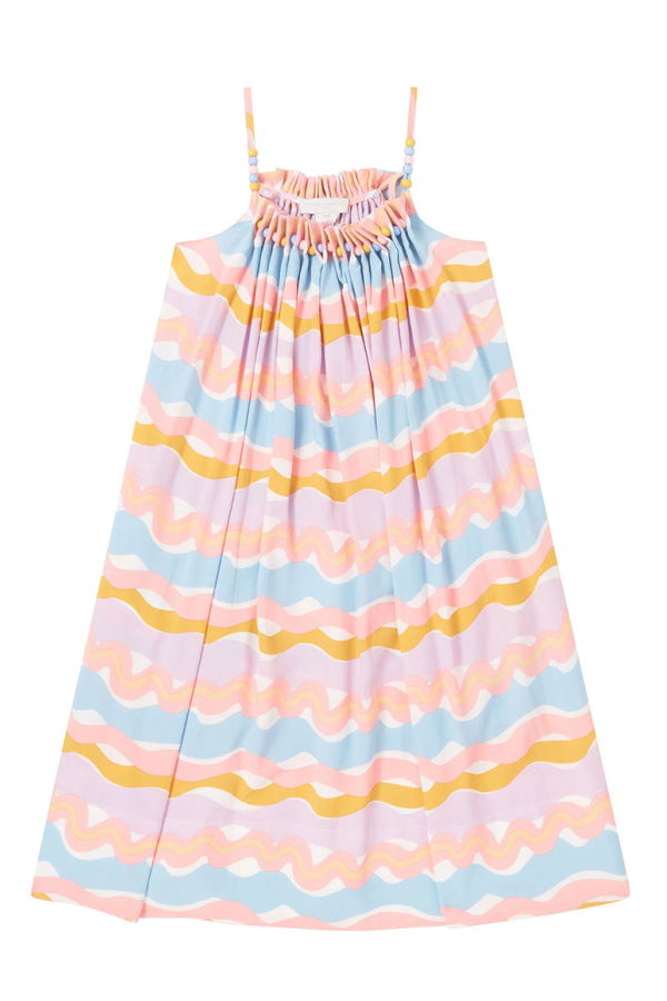 KIDS STELLA MCCARTNEY Wiggle Print Dress - Pink