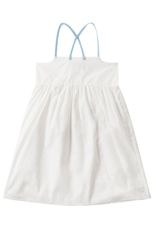 KIDS STELLA MCCARTNEY Child Dress With Scalloped Details - White