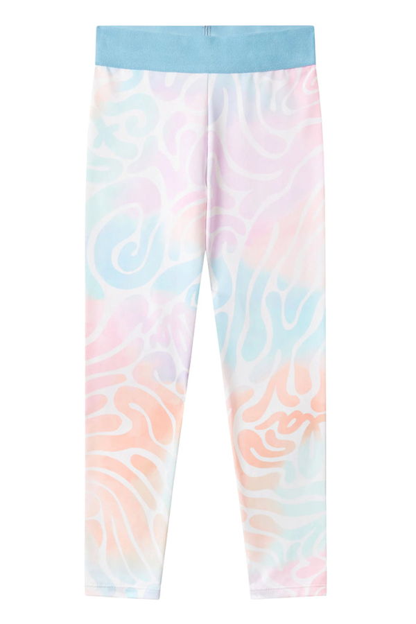 KIDS STELLA MCCARTNEY Child Leggings Tie Dye Wave Print Leggings - Multicolour