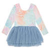 KIDS STELLA MCCARTNEY Tie Dye Wave Print Leotard Dress - Multicolour - Thumbnail 1