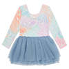 KIDS STELLA MCCARTNEY Tie Dye Wave Print Leotard Dress - Multicolour - Thumbnail 2
