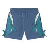KIDS STELLA MCCARTNEY Shorts With Whale Print - Blue - Thumbnail 1