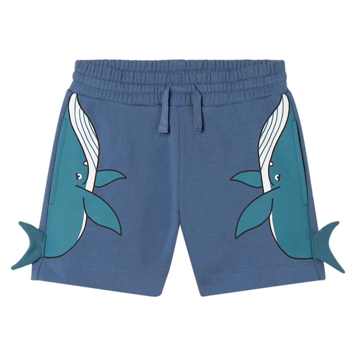 KIDS STELLA MCCARTNEY Shorts With Whale Print - Blue - Image 1 of 1