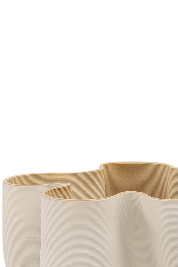 Dovetail Furniture Kyra 3D Printed Porcelain Decorative Vase