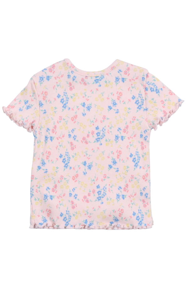 KIDS The New Society Baby TNS Rib T-shirt Sabina Pink Floral Print Tee - Pink