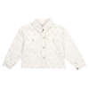 KIDS The New Society Camelia Denim Jacket - White - Thumbnail 1