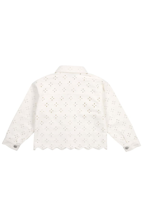 KIDS The New Society Camelia Denim Jacket - White