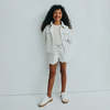 KIDS The New Society Camelia Denim Jacket - White - Thumbnail 3