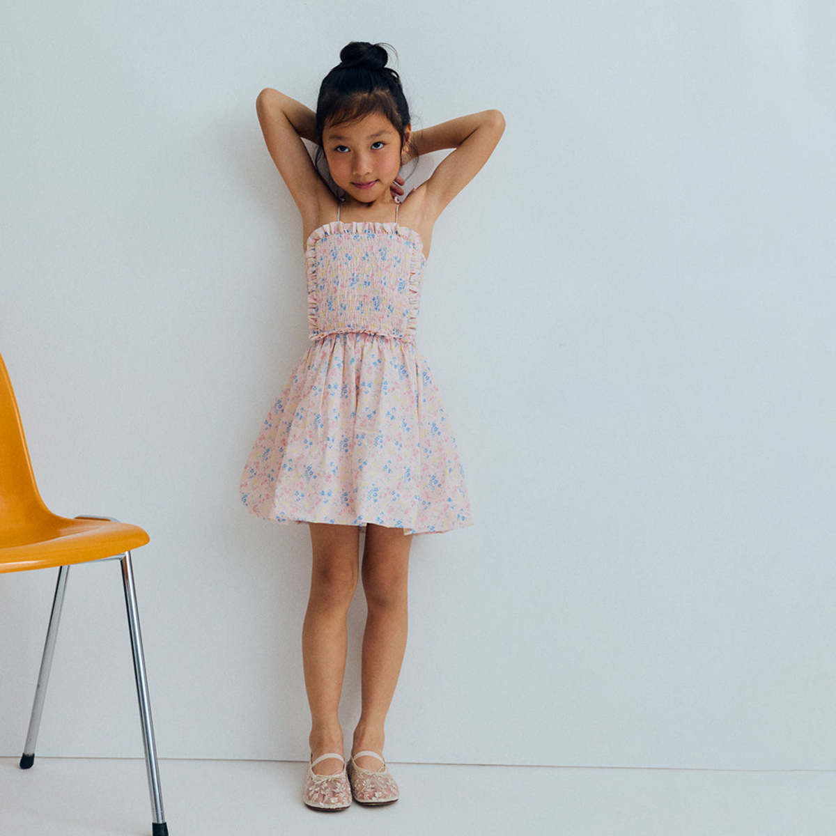 KIDS The New Society Sabina Dress - Pink - Image 3 of 5